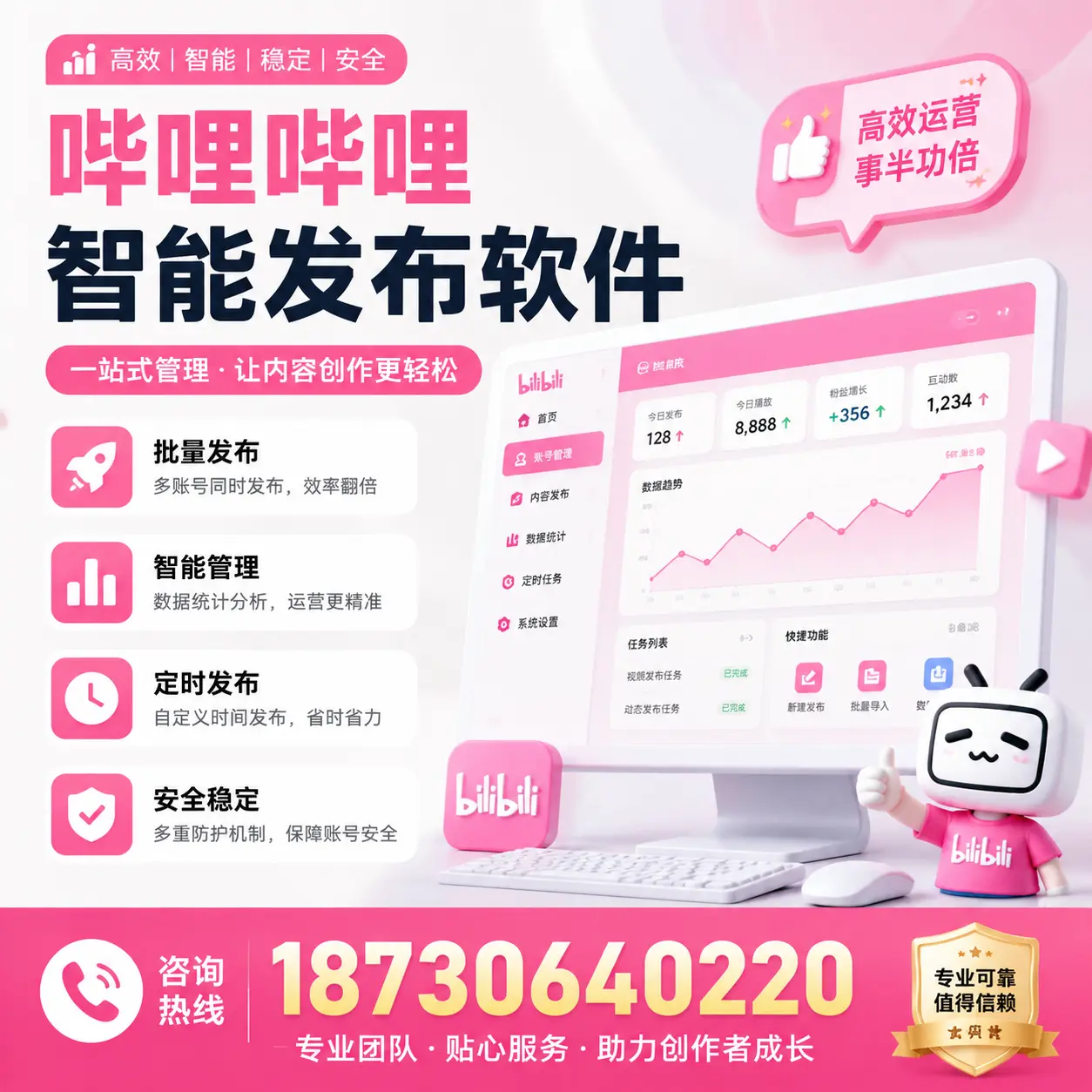 如何评估哔哩哔哩智能发布软件的ROI?烟台 企业必读